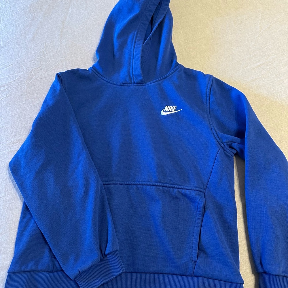 Nike Kids Blue Pullover Hoodie